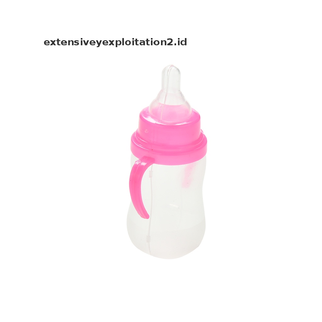 1pc Botol Susu / Makanan Warna Rose White Untuk Boneka Barbie Kelly