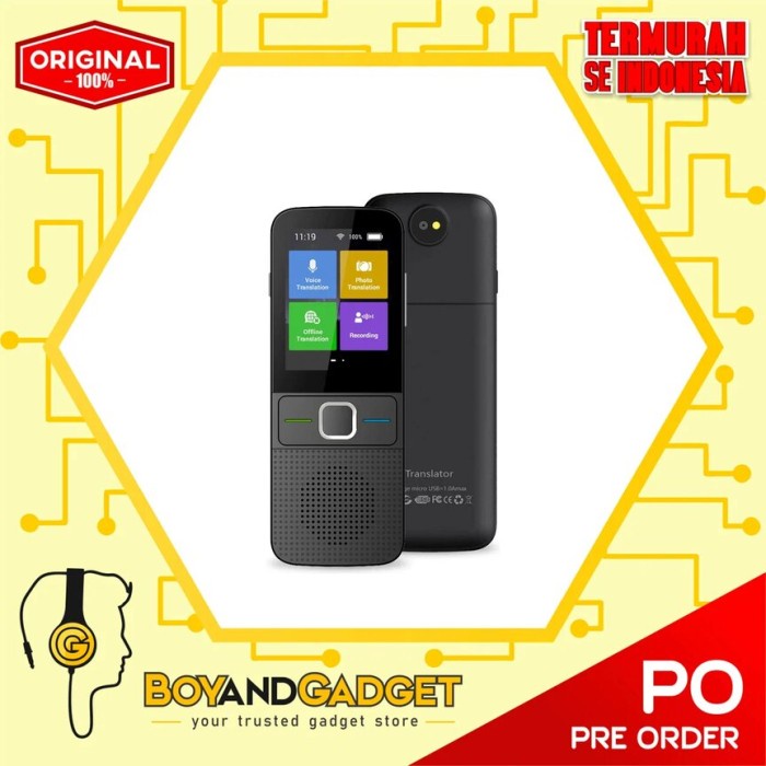 

Weinsentking Language Voice Translator Device Portable