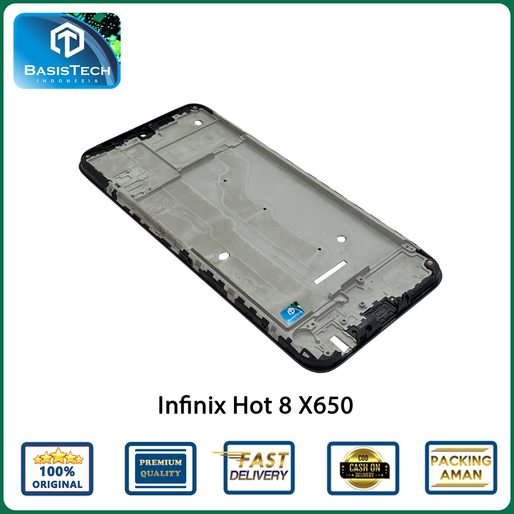 FRAME TATAKAN LCD INFINIX HOT 8 X650 - BASISTECH ORIGINAL QUALITY