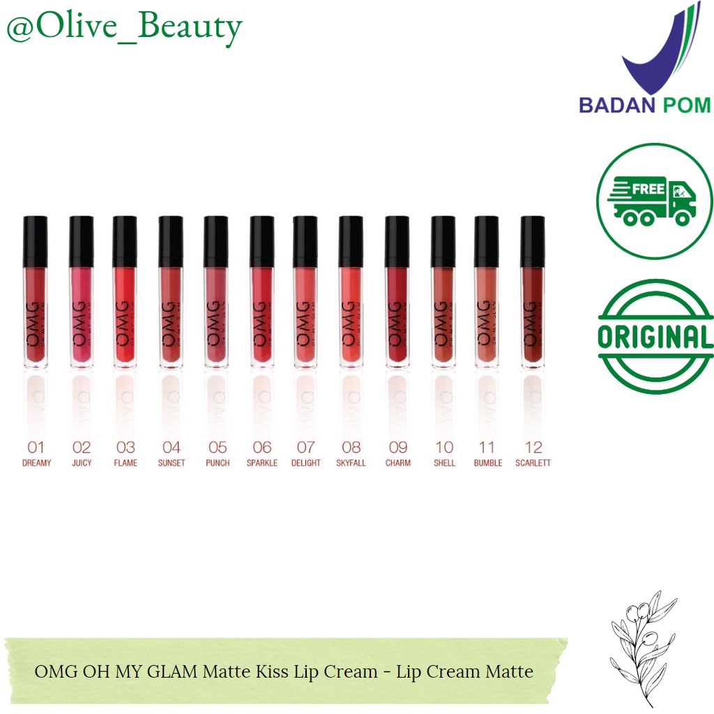 OMG OH MY GLAM Matte Kiss Lip Cream - Lip Cream Matte