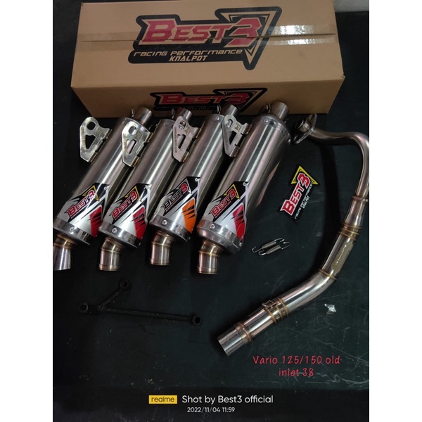 Knalpot Best3 Honda Vario 125 150 OLD