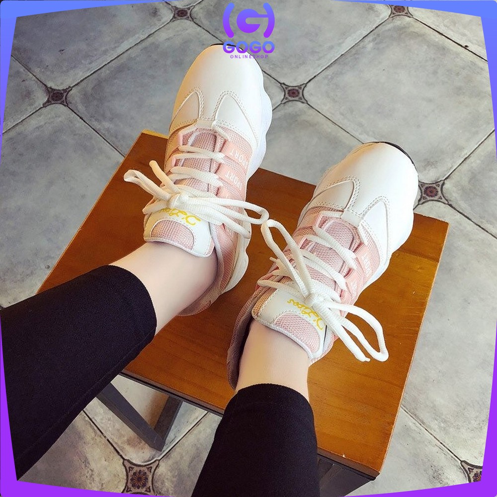 GOGO-S1 117 Sepatu Kets Wanita Sepatu Sneakers Joging Sport Sepatu Running Olahraga Fashion Trendy