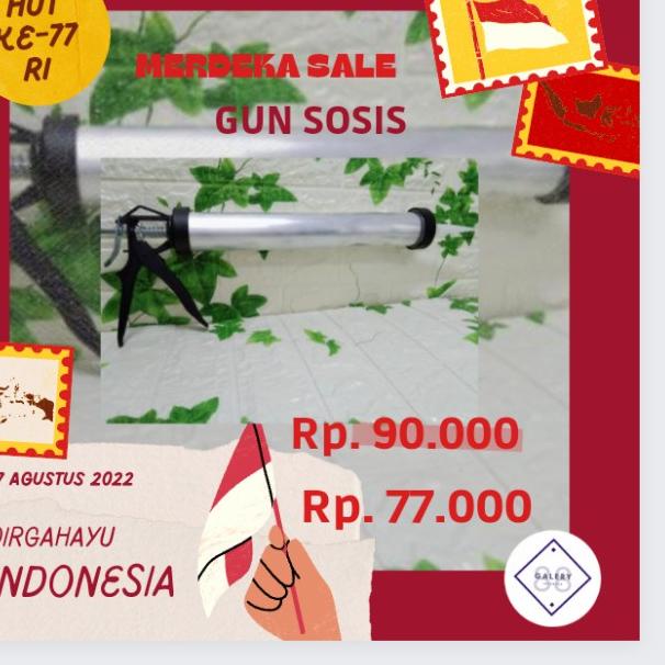 

Tembakan Silicone Sealant Sosis / Gun Sosis