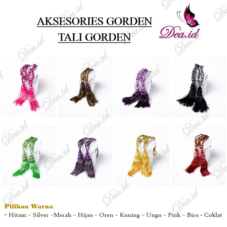 [DEASHOP] TALI GORDEN - PENGIKAT GORDEN - TALI GORDYN - TALI GORDEN TASSEL KRISTAL