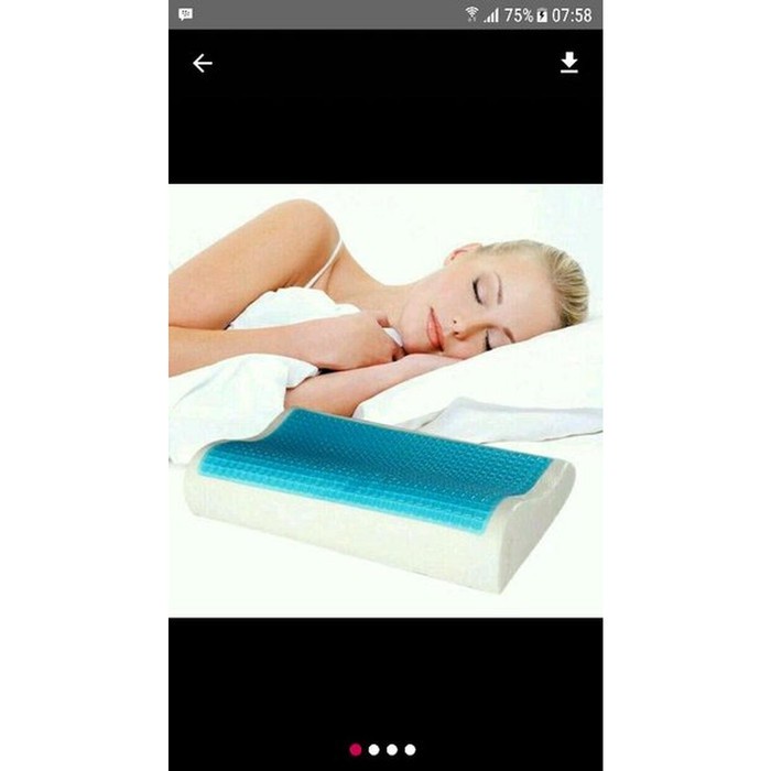 

Shumamedan SOS Healthy Living cool gel memory foam pillow bantal Dingin kesehatan