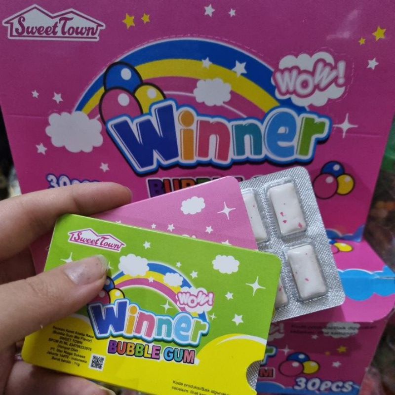 

winner bubble gum
