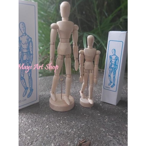 

Manekin Kayu - 20 cm / Wooden Mannequin / Manikin Kayu - Kecil (14cm)