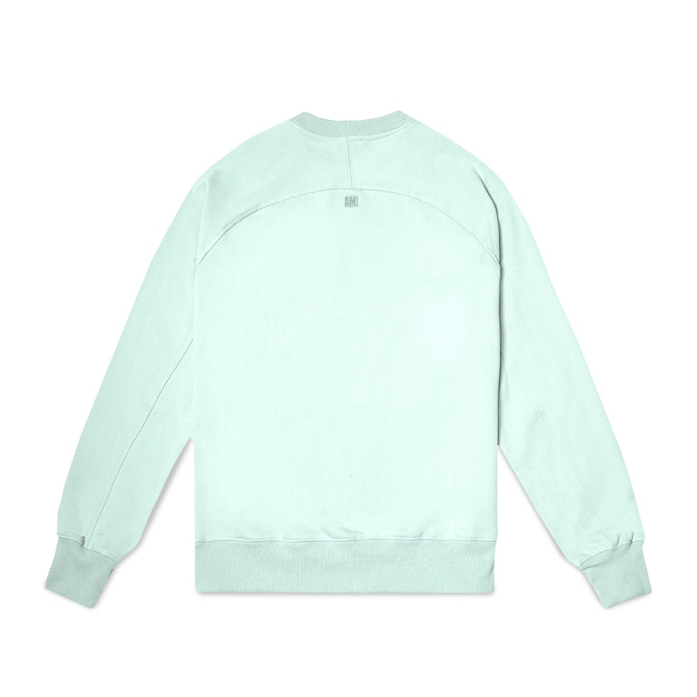 4M1 de Coeur Tonal Heart Logo Logo Sweatshirt Mint