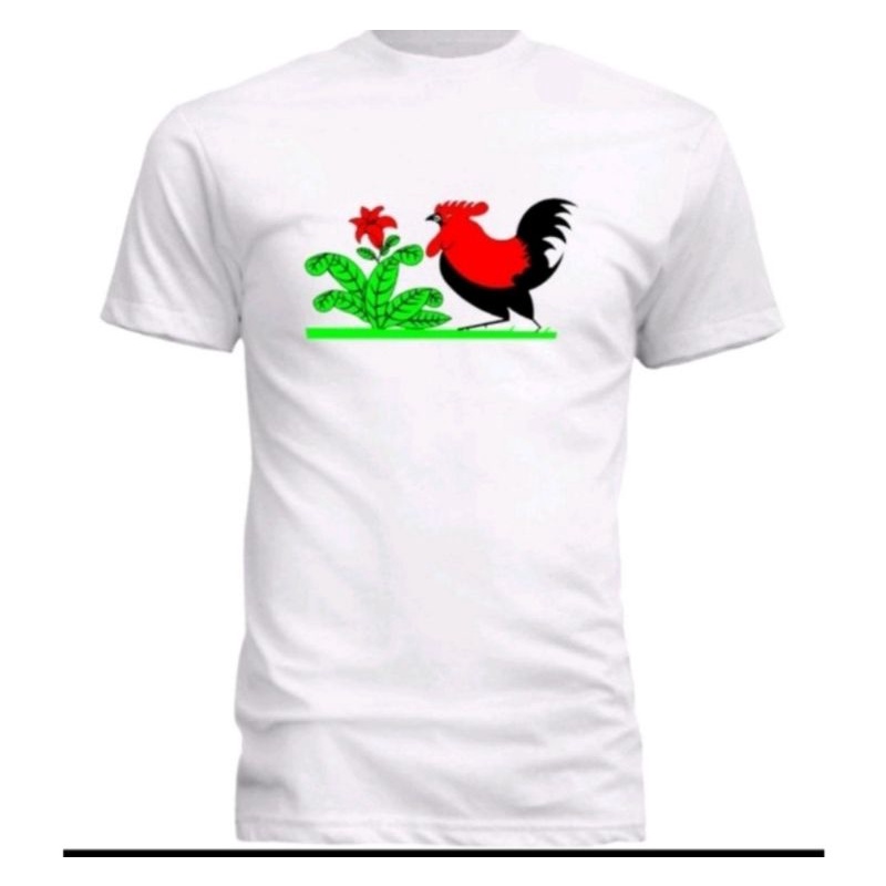 [BEST SELLER] Kaos Mangkok Ayam Jago lengan pendek Dewasa - Unisex  Combed 20s Sablon