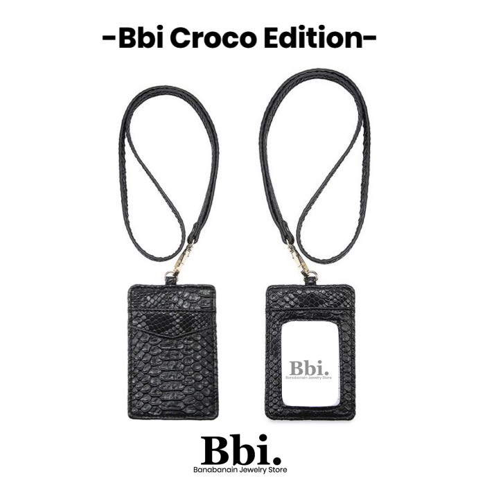 

Name Tag Id Card Holder Kulit Cressa Lanyard Name Tag Dompet Kartu Chciro