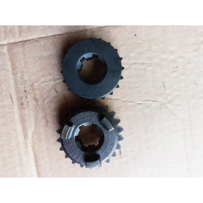 bahan rasio racing Jupiter ,Vega, cripton buat gigi 4 mata 20T/22T.