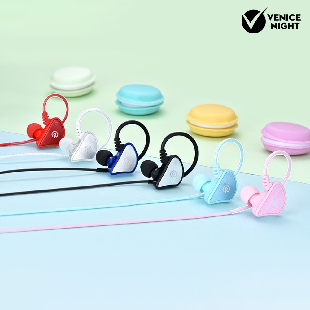 (VNEP) (Berkabel) Q3 4-Core Dual Moving Coil HiFi Sound In-ear Earphone Sport Bass Earbud