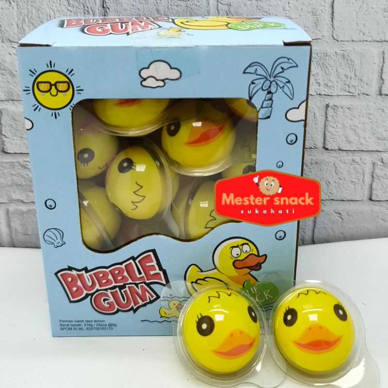 Permen Ranjani Duck Bubble Gum (1 pack isi 24 pcs)