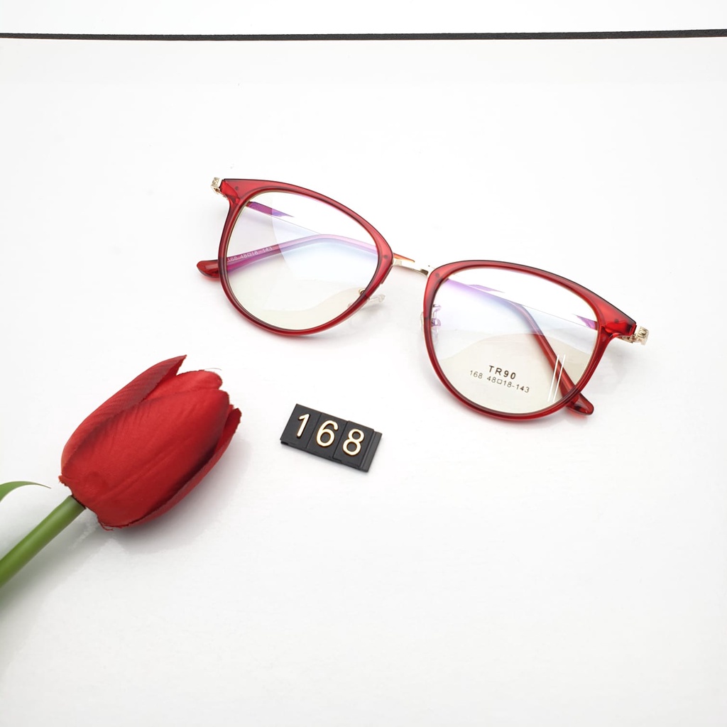 KACAMATA FASHION NORMAL WANITA/FRAME KACAMATA 168/KACAMATA FASHION/