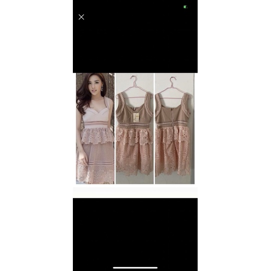 gaun pink