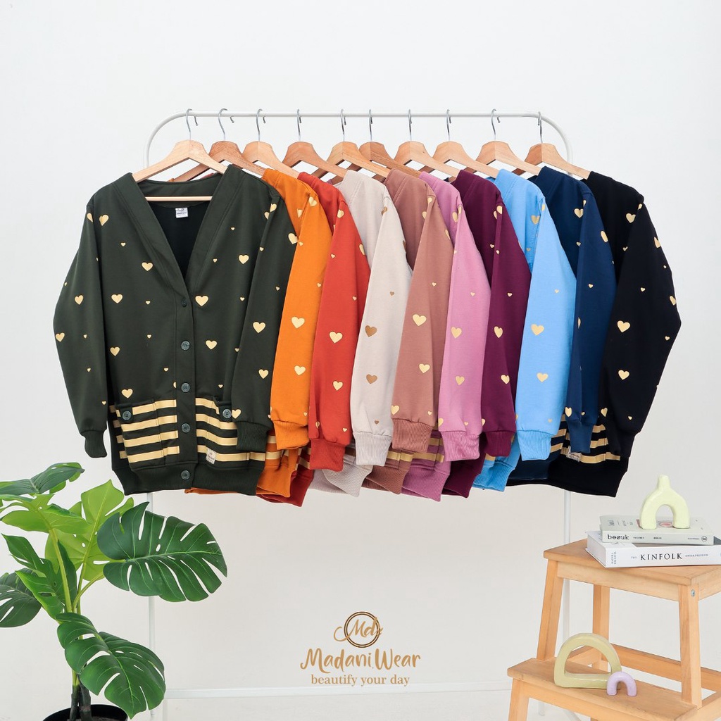 Outer Wanita Model Terbaru Lovelyn Cardi Madani wear  | Lovelyn Madani wear Kardigan Korean style
