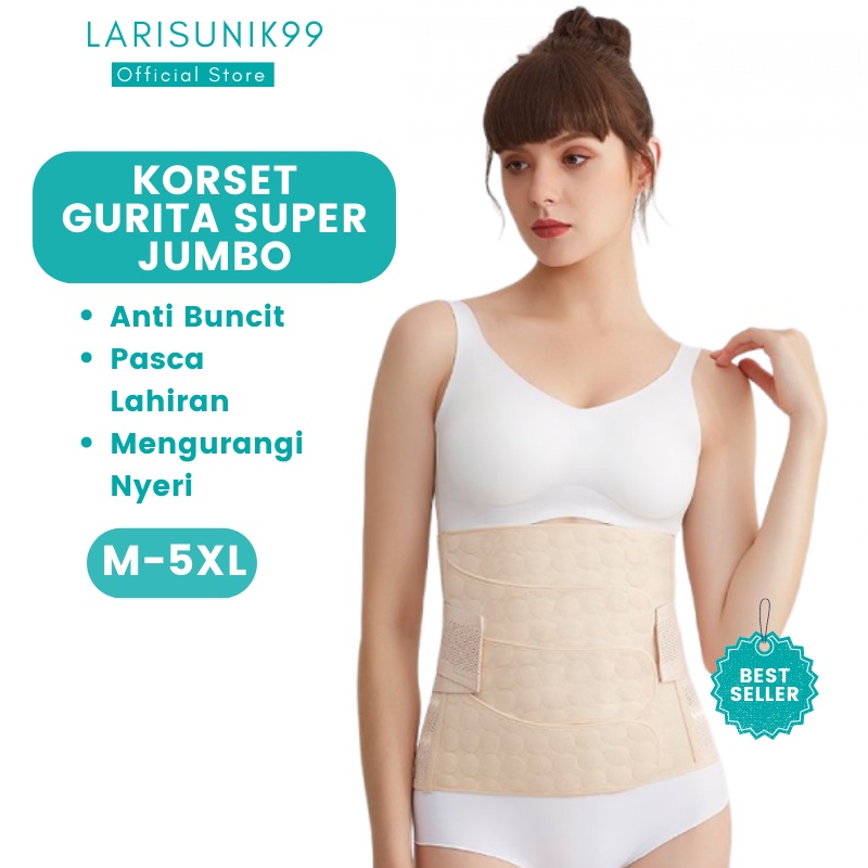 Korset Pelangsing Perut Slimming Melahirkan Jumbo Ukuran M L XL 2XL 3XL 4XL 5XL Big Size Gurita Ibu Melahirkan Perekat Wanita Corset Postpartum Mengecilkan Perut Slimming Stagen Gurita Original Import Premium