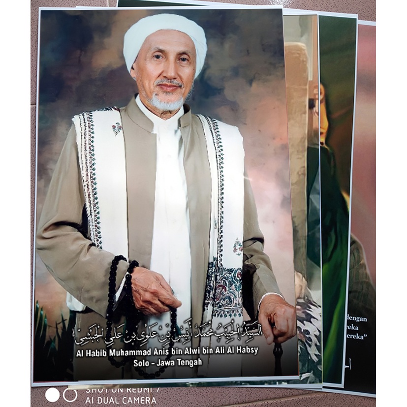 POSTER HABIB ANIS AL HABSYI SOLO BAHAN LUSTER UV