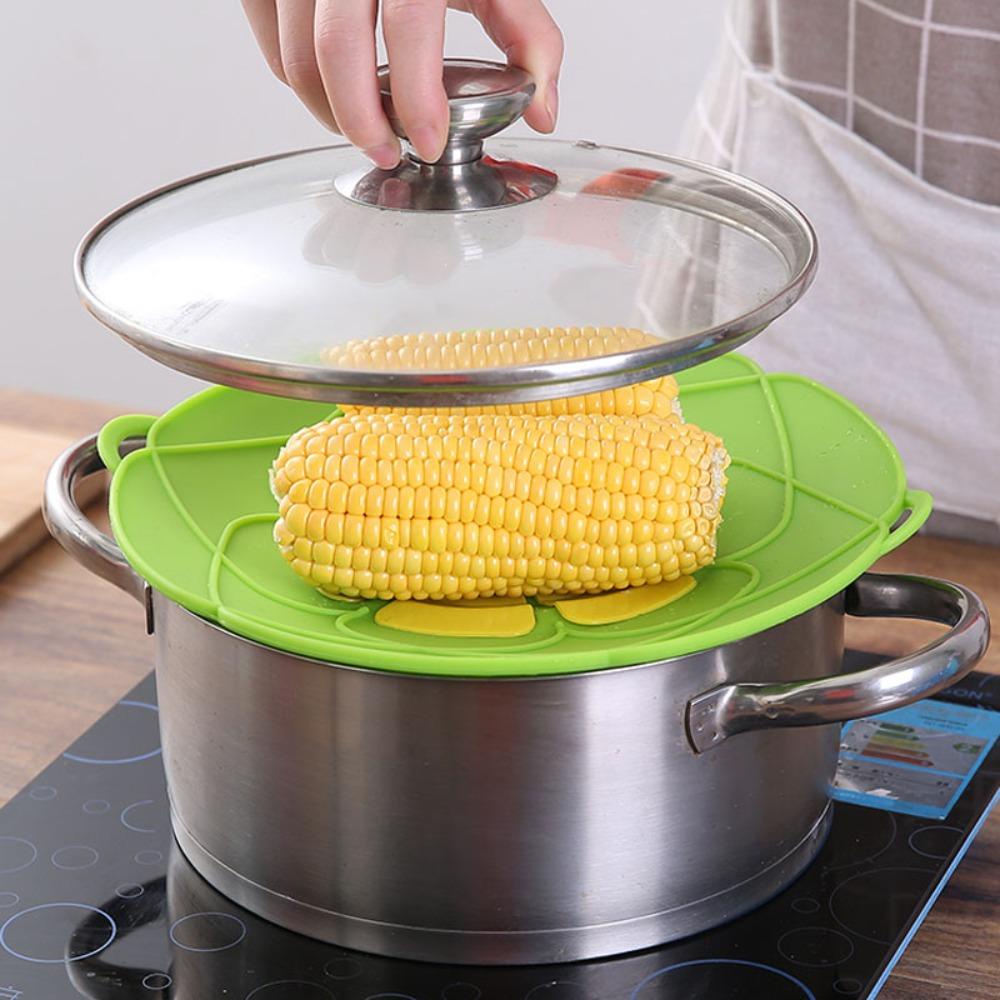 Preva Tutup Panci High tTemperature Resistance Flower Cookware Alat Masak Gadget Dapur Penutup Panci