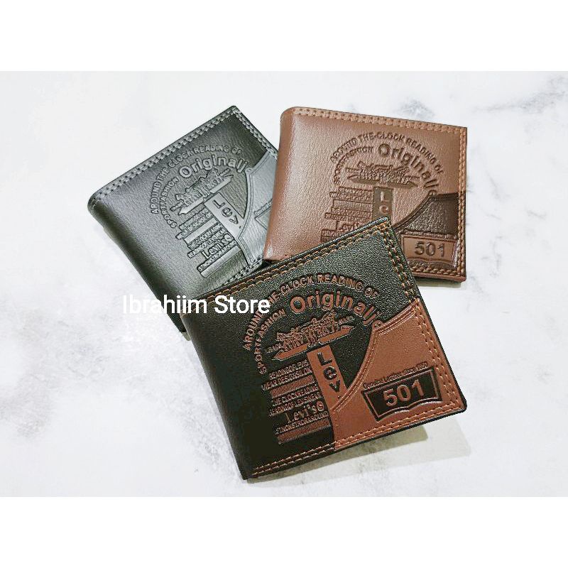 PREMIUM DOMPET PRIA KULIT SINTETIS MURAH / DOMPET PRIA KECIL TIPIS PANJANG MURAH