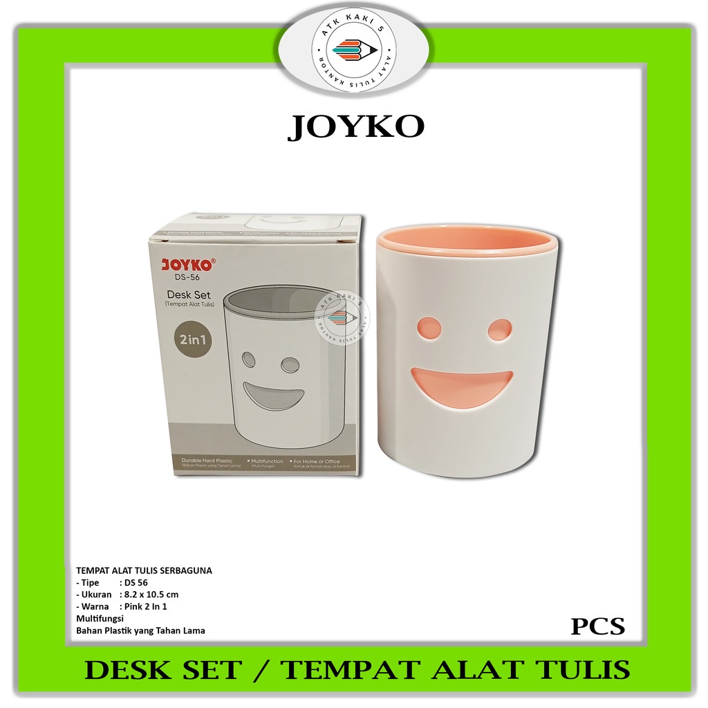 

JOYKO - Desk Set DS-56 Tersedia 2 Warna Green & Pink -Pcs