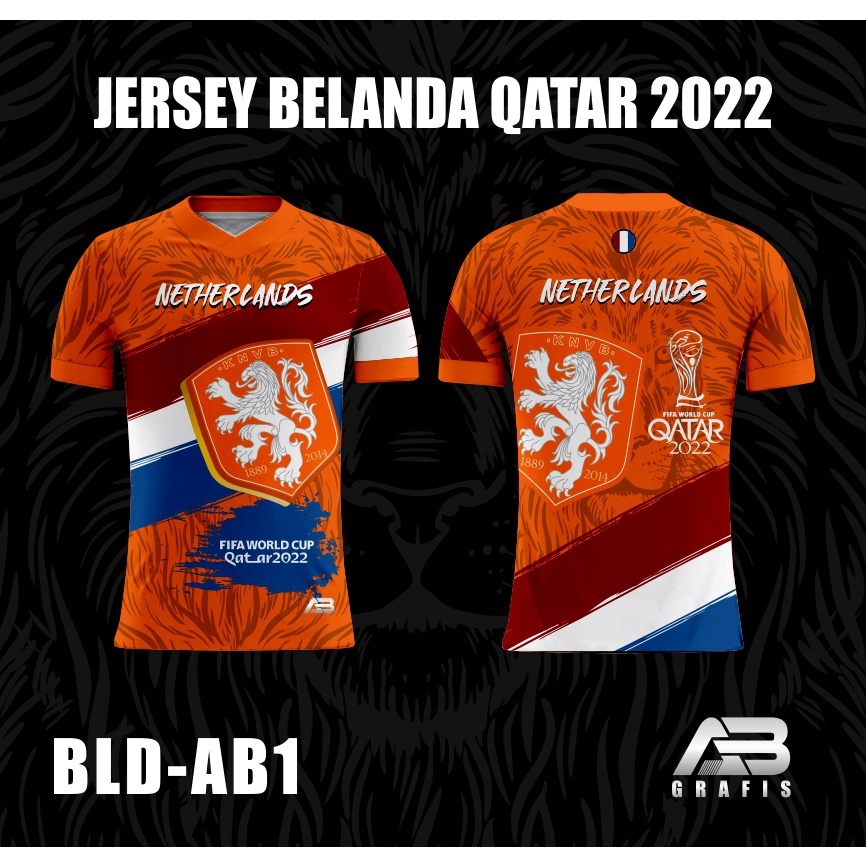 Jersey kaos Belanda Netherland piala dunia qatar 2022