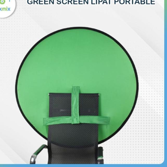 Green Screen Lipat Portable | Background untuk Zoom - Green Screen 01