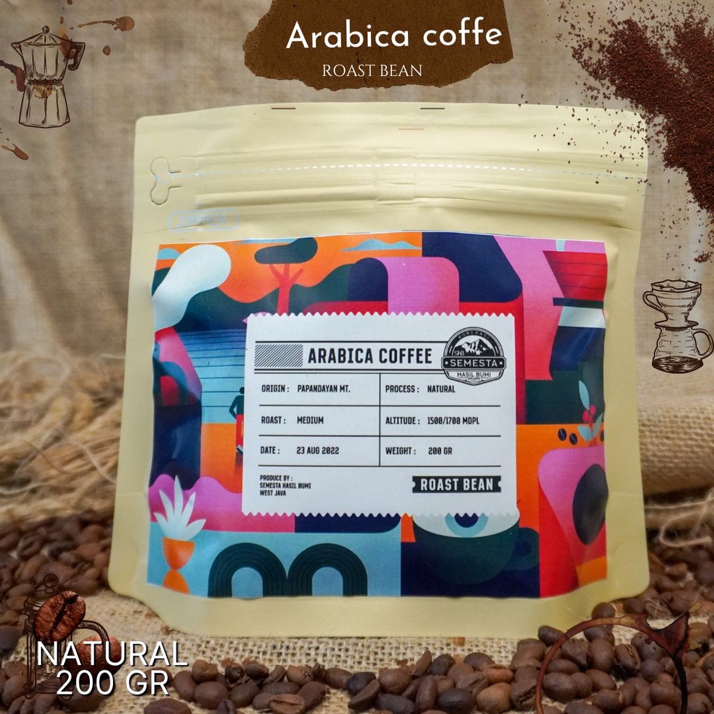 

Roastbean Arabika natural / Papandayan