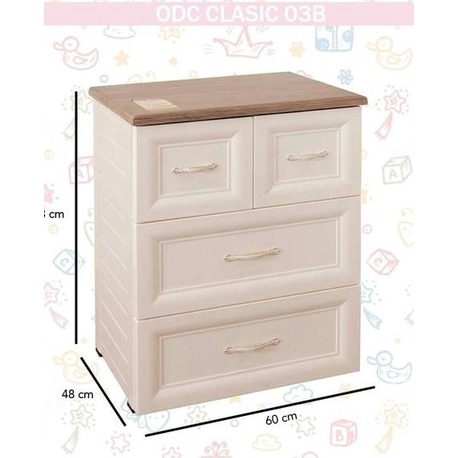 

lemari plastik olymplast 3 susun odc-03c stock ready