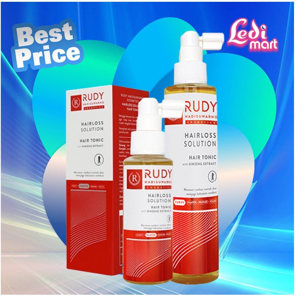 ORIGINAL Rudy Hadisuwarno Series / hair Treatment / Shampoo Shampo Sampo / Conditioner / Hair Tonic Ginseng / Styling GelL / Hair Spray