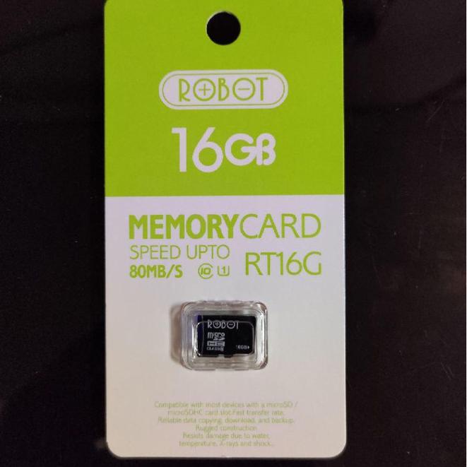 Micro sd 16gb Robot RT 16G Memory Card mmc Class 10 Original