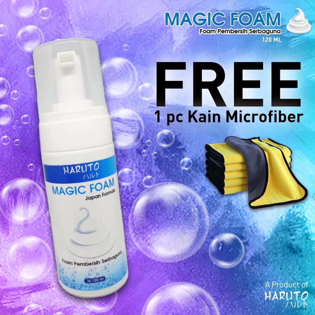 Pembersih serbaguna Haruto magic foam 120ml