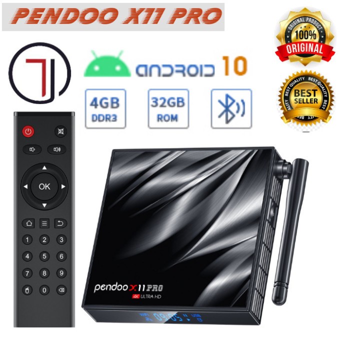 Produk Terbaru Android Tv Box Pendoo X11 Pro Ram 4G Rom 32G Android 10 Allwiner H616