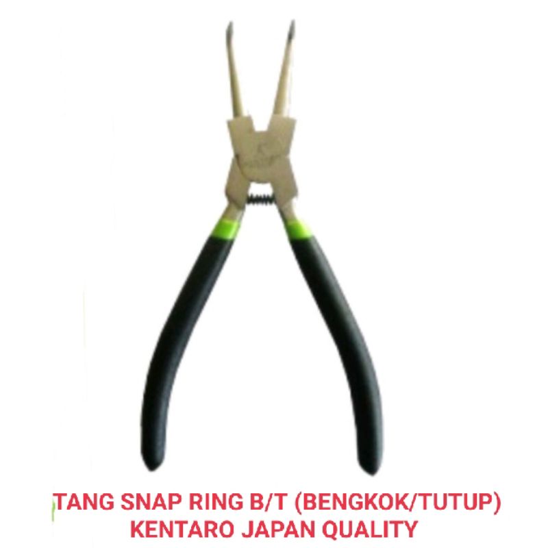 Tang snap ring 7&quot; B/T (bengkok/tutup) heavy duty kentaro Japan quality