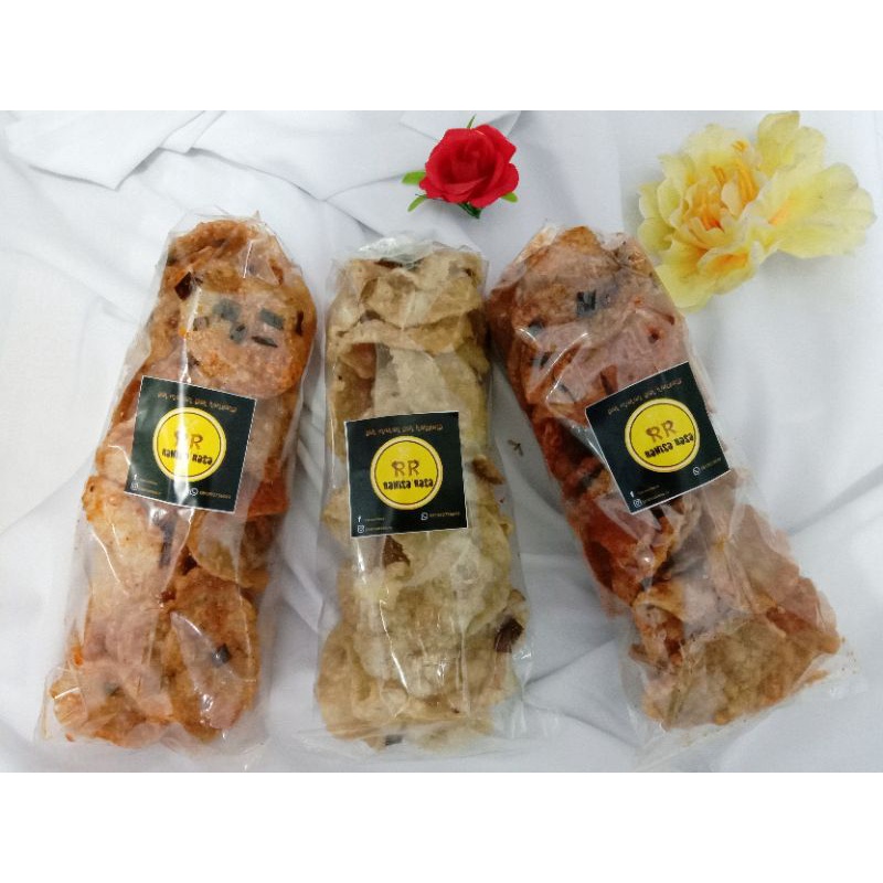 

kerupuk pedes dan original elod/ kerupuk elod 1/2kg