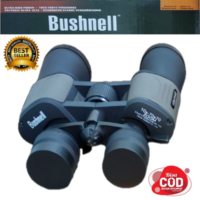 Teropong Binocular BUSHNELL 10-70X70 ZOOM lensa Coating Bening Telescope Outdoor Haiking Impor Murah