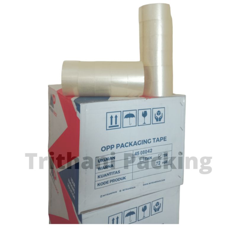 

Lakban bening 45mm x 90 yard 2 Inchi Murah TOP 72 pcs