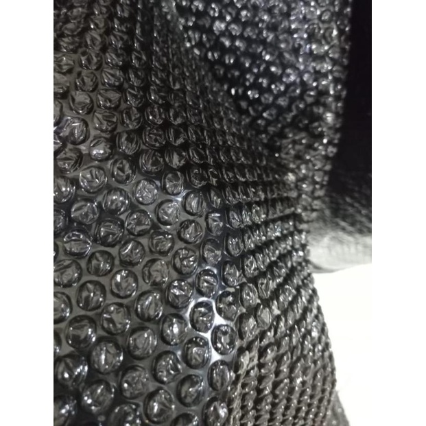 

Plastik bubble wrap roll hitam dan bening wellpack uk 125cm x 50m - bening
