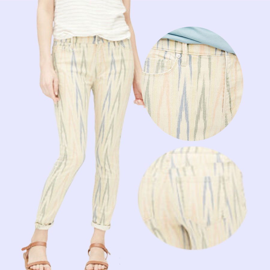 lovemecorner SALE LOFT CURVY SKINNY ANKLE SAND DUNE CELANA PANJANG WANITA MOTIF ETHNIC ETNIC LIMITED