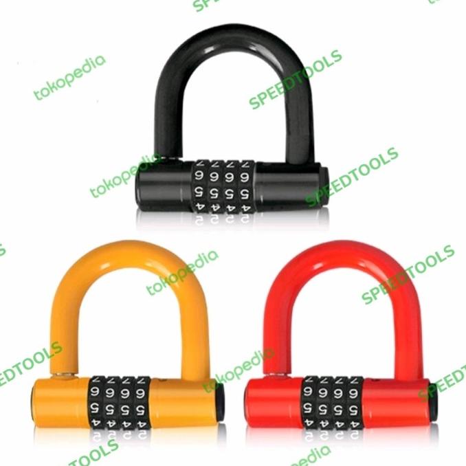 Multifungsi Lock Gembok Kode Code Nomor Angka Kunci Pagar Motor Rollin