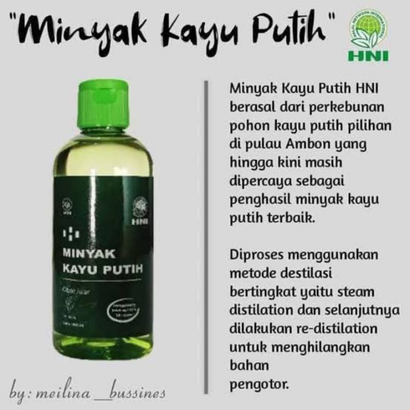 MINYAK KAYU PUTIH HNI HPAI EUCALYPTUS 100ml