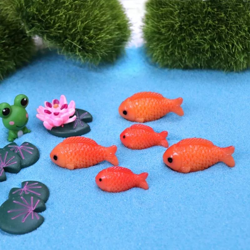 PH PandaHall Feengarten Deko - 41 Teile Miniatur Frösche & Lotus Figuren Aus Resin