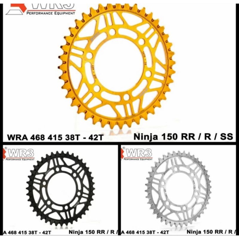 gir Gear Wr3 Aluminium CNC 415 38 39 40 41 42 Ninja R Ninja RR 2tak