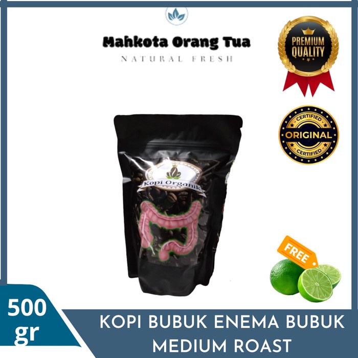 

KOPI ENEMA BUBUK ORGANIK 500 GRAM - MEDIUM ROAST TERBAIK