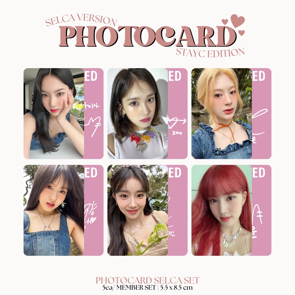 Jual PHOTOCARD STAYC SELCA WE NEED LOVE BEAUTIFUL MONSTER 2SISI (ISI 5