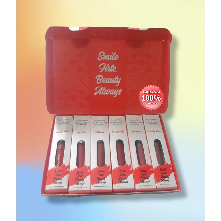 1 paket lipstik natura / lipmatte naturaworld