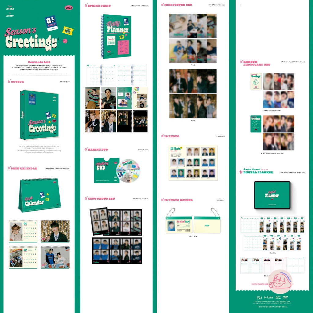 [PO] ATEEZ 2023 SEASON'S GREETINGS | SEASON GREETING