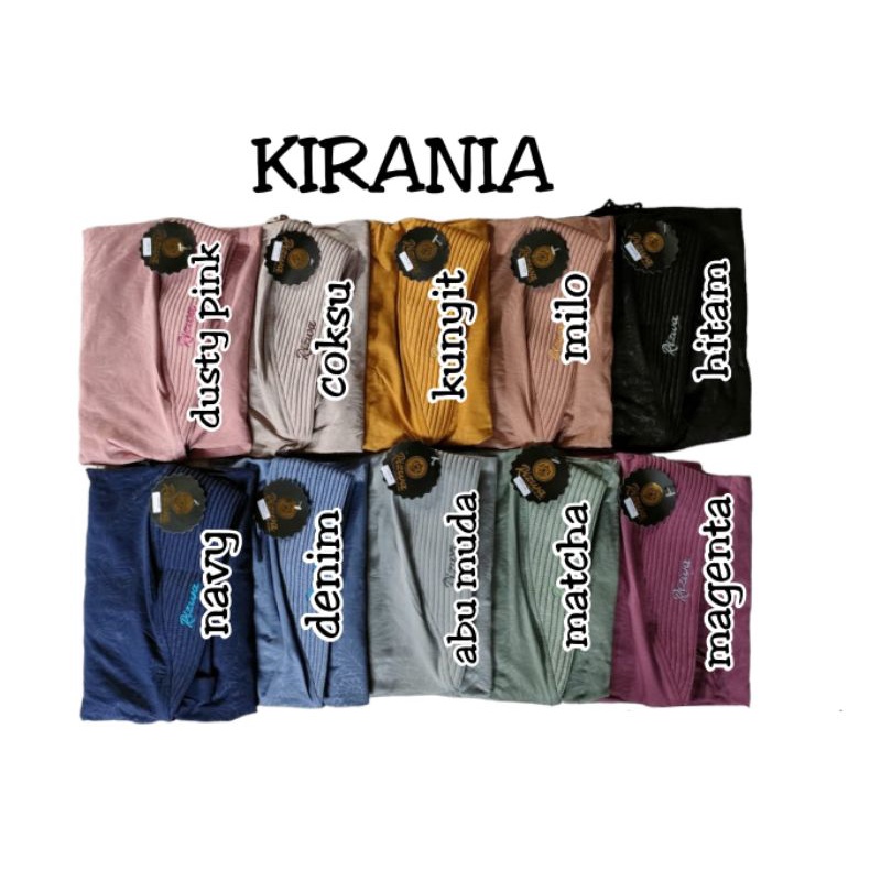 [ Rizwa Hijab ] KIRANIA LASER••hijab instan jersey embos••hijab pet list