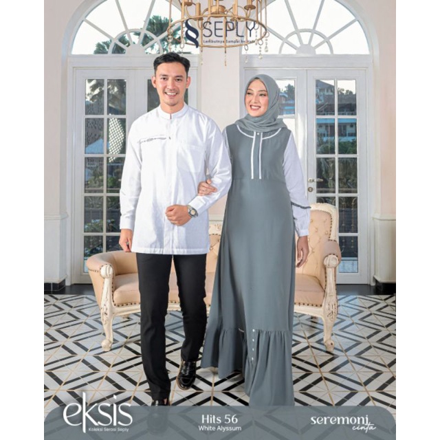 BISA COD - COUPLE HITS SERIES 2023 SEPLY / COUPLE SEPLY 2023 / GAMIS SEPLY MEYRA 129 WHITE ALYSSUM /