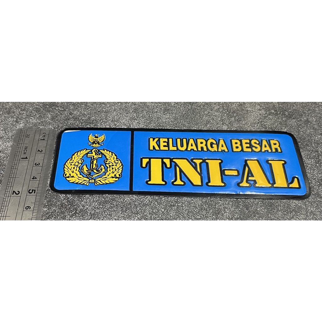 Sticker Keluarga Besar TNI AL (Pjg) - Stiker Angkatan Laut - Sticker Mobil - Stiker